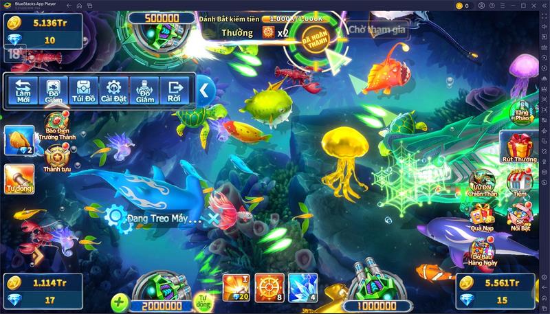 các loại vũ khí trong game bắn cá